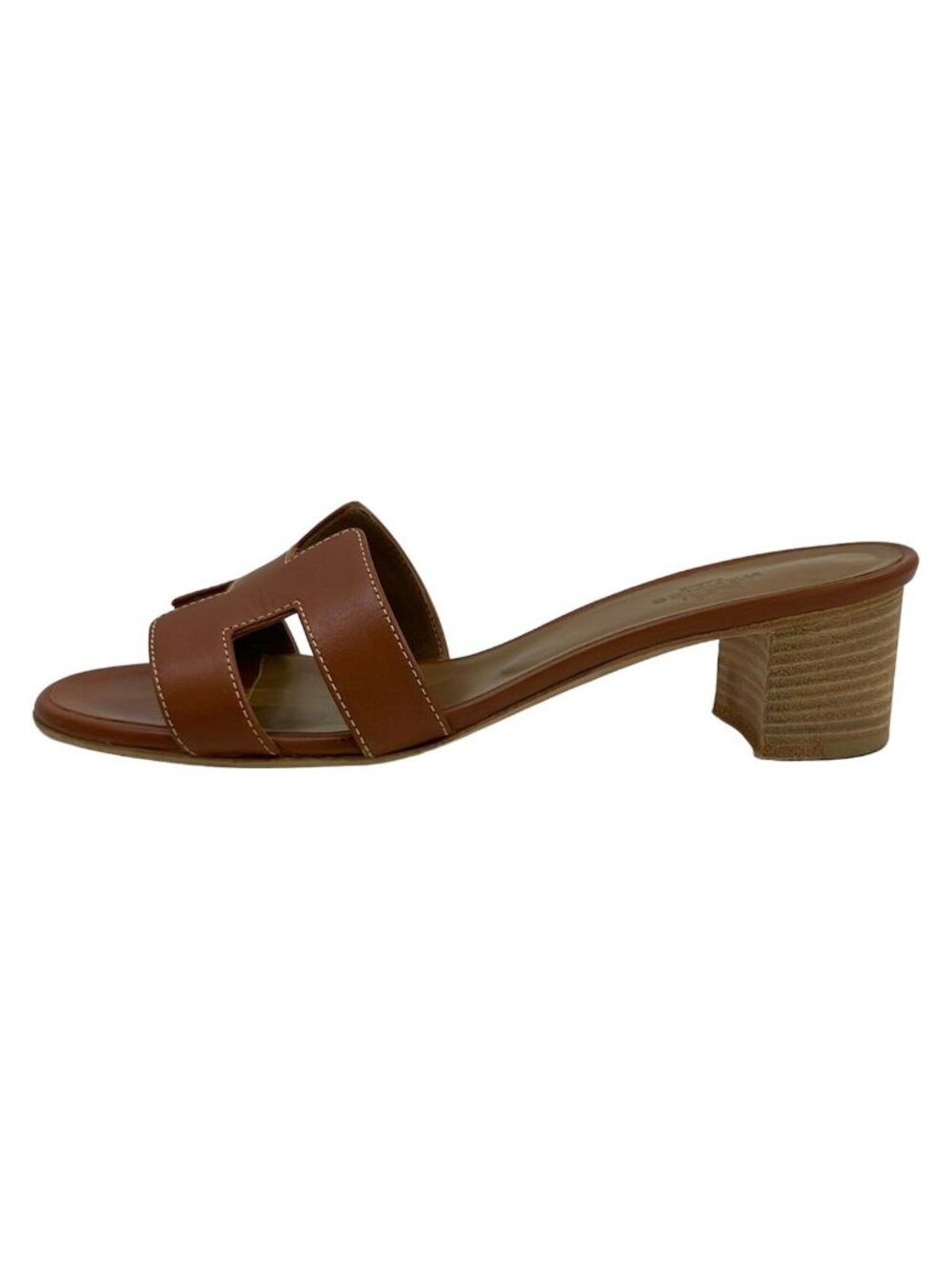 Hermes Mules Oasis Gold Leather